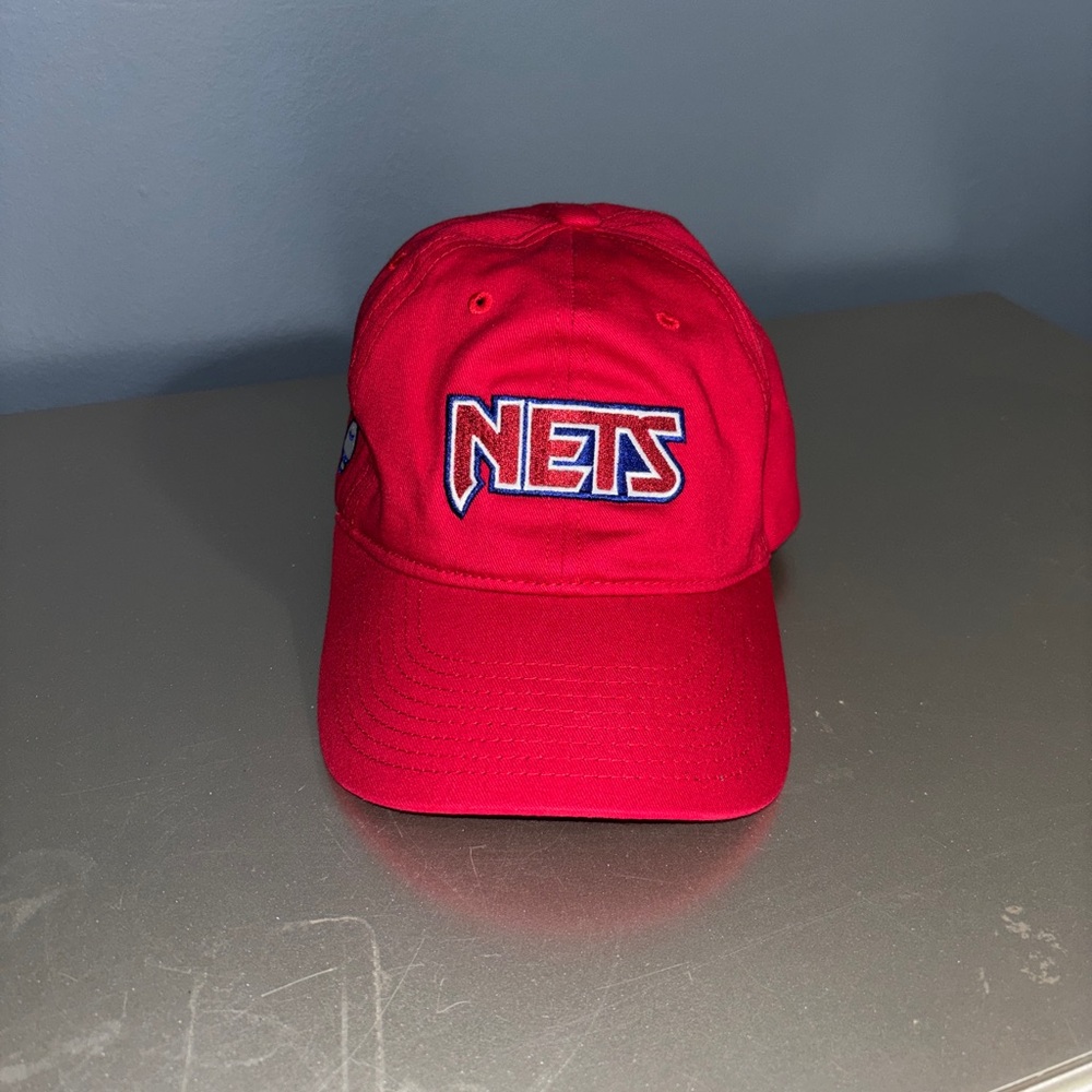 BAPE x Mitchell & Ness New Jersey Nets Strapback Hat - Picture 2 of 5